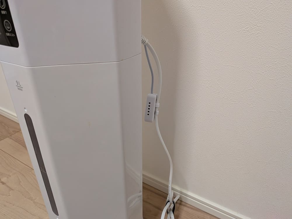 Yutogen加湿器の湿度計