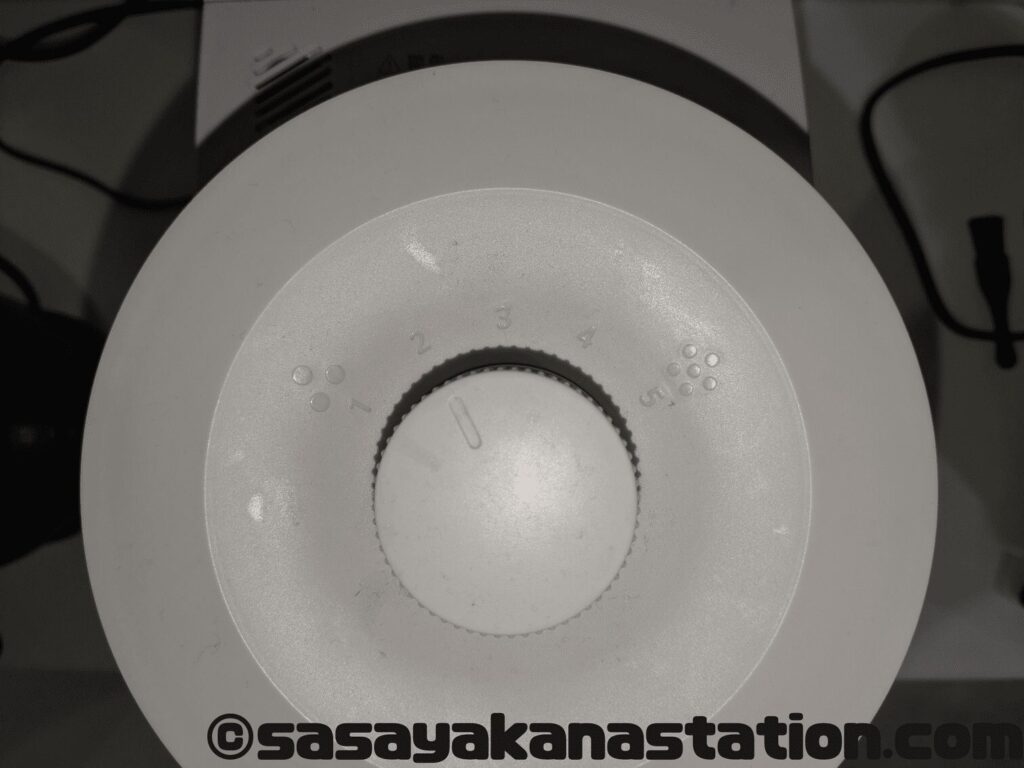 カフェばこproの豆の挽き具合調整