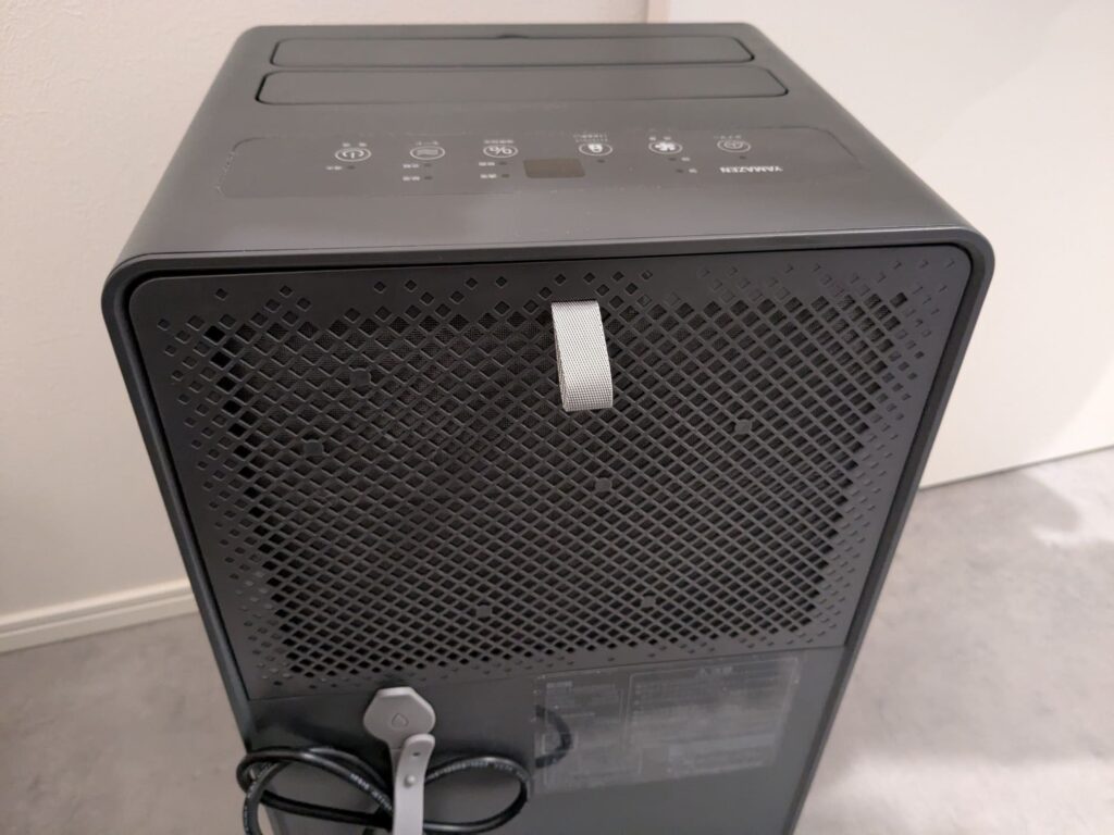 EDC-H60の背面にあるフィルター部分