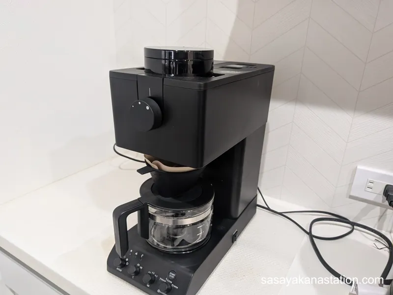 ツインバード製コーヒーメーカーCM-D457の外観