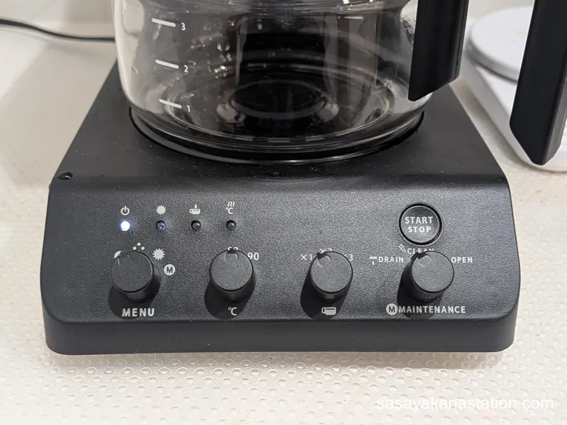 CM-D45の設定が終わった様子