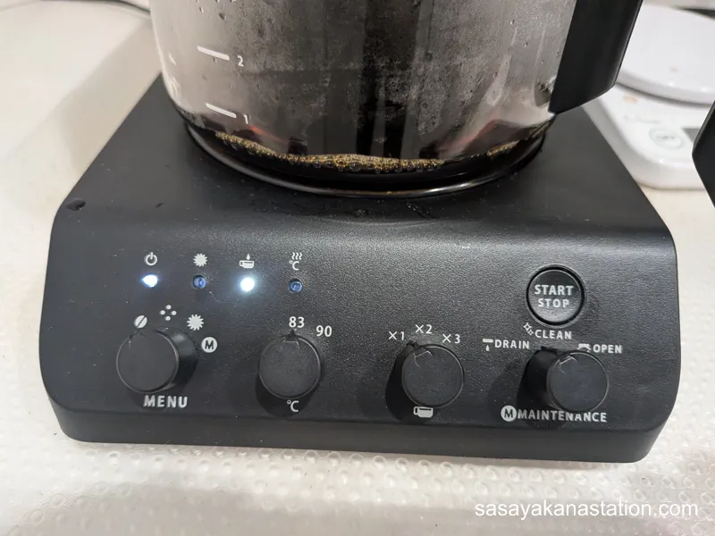 CM-D45の操作部の様子